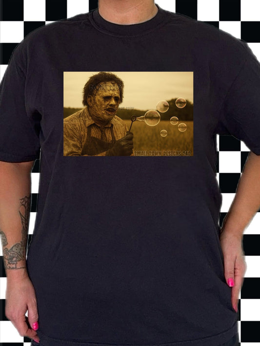 Blowing bubbles (multiple or characters)