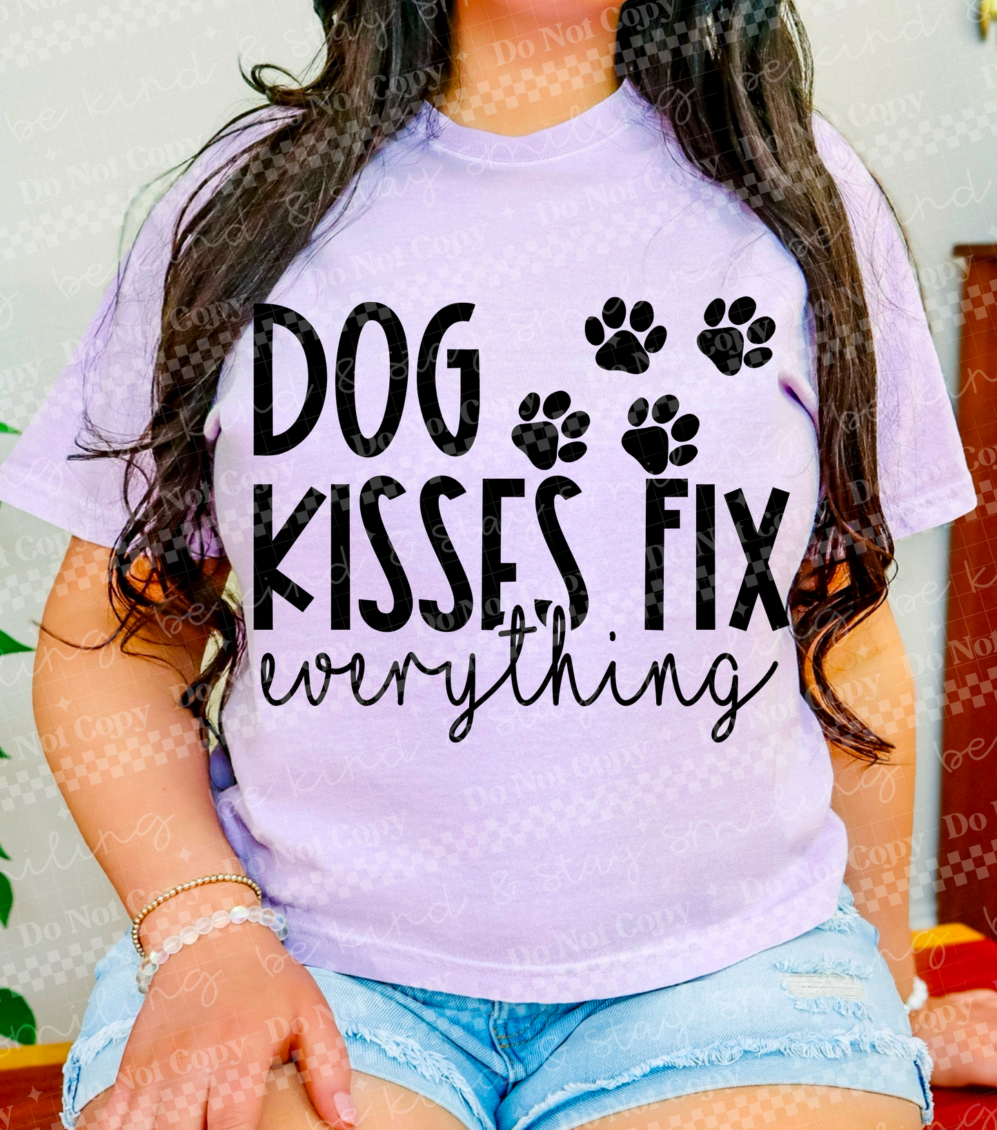 Dog kisses fix everything