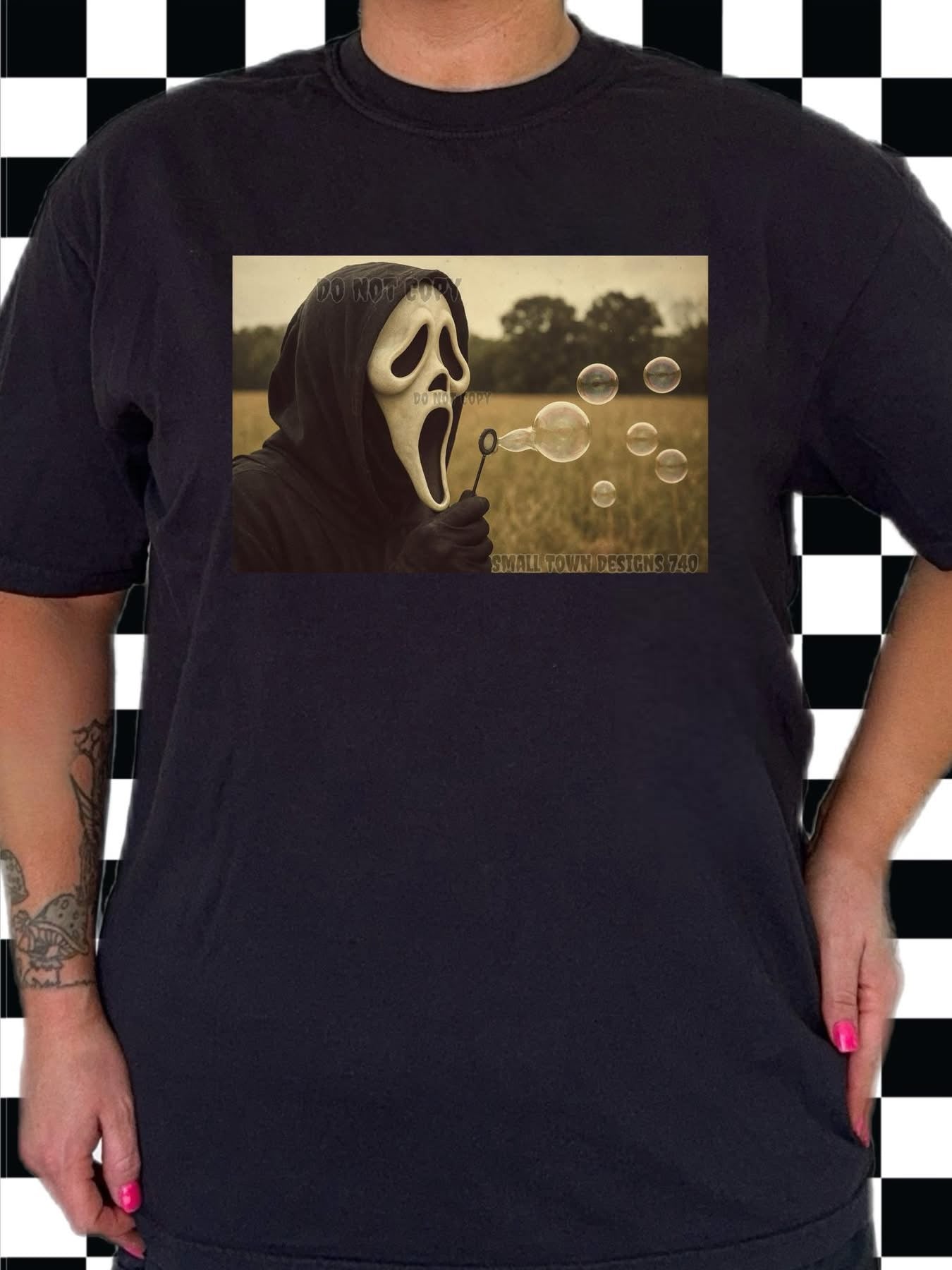 Blowing bubbles (multiple or characters)