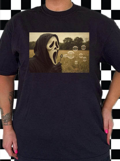 Blowing bubbles (multiple or characters)