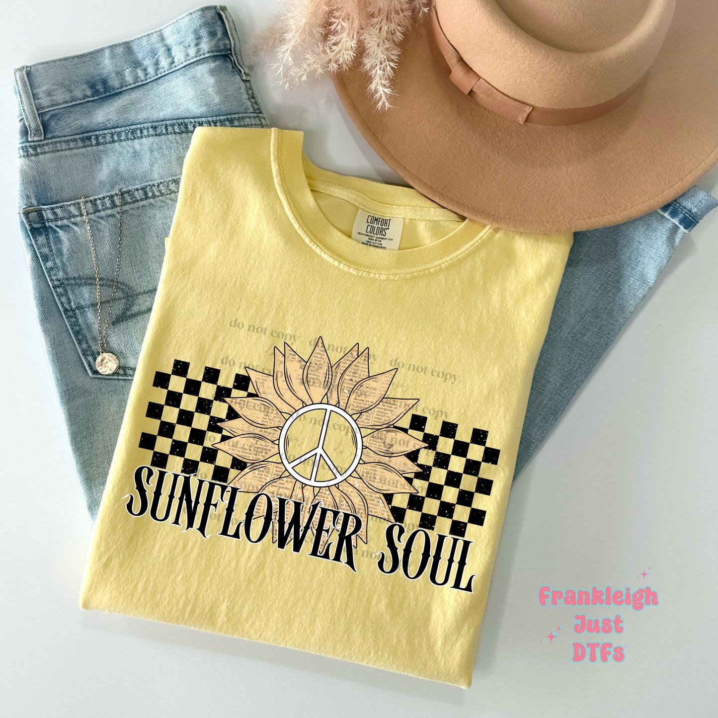 Sunflower Soul (black checked)