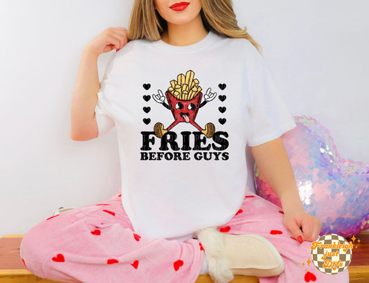 Fries before guys (black or  pink wording)