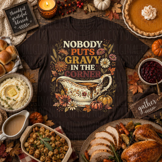 Gravy in the corner (Halftone)