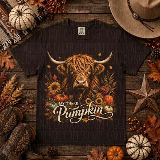 Hay there pumpkin (Halftone)