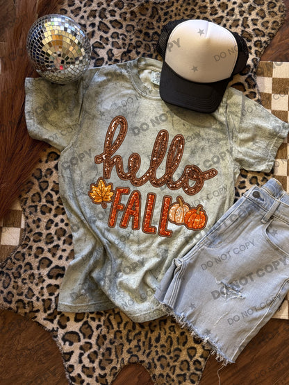 Hello Fall sequins