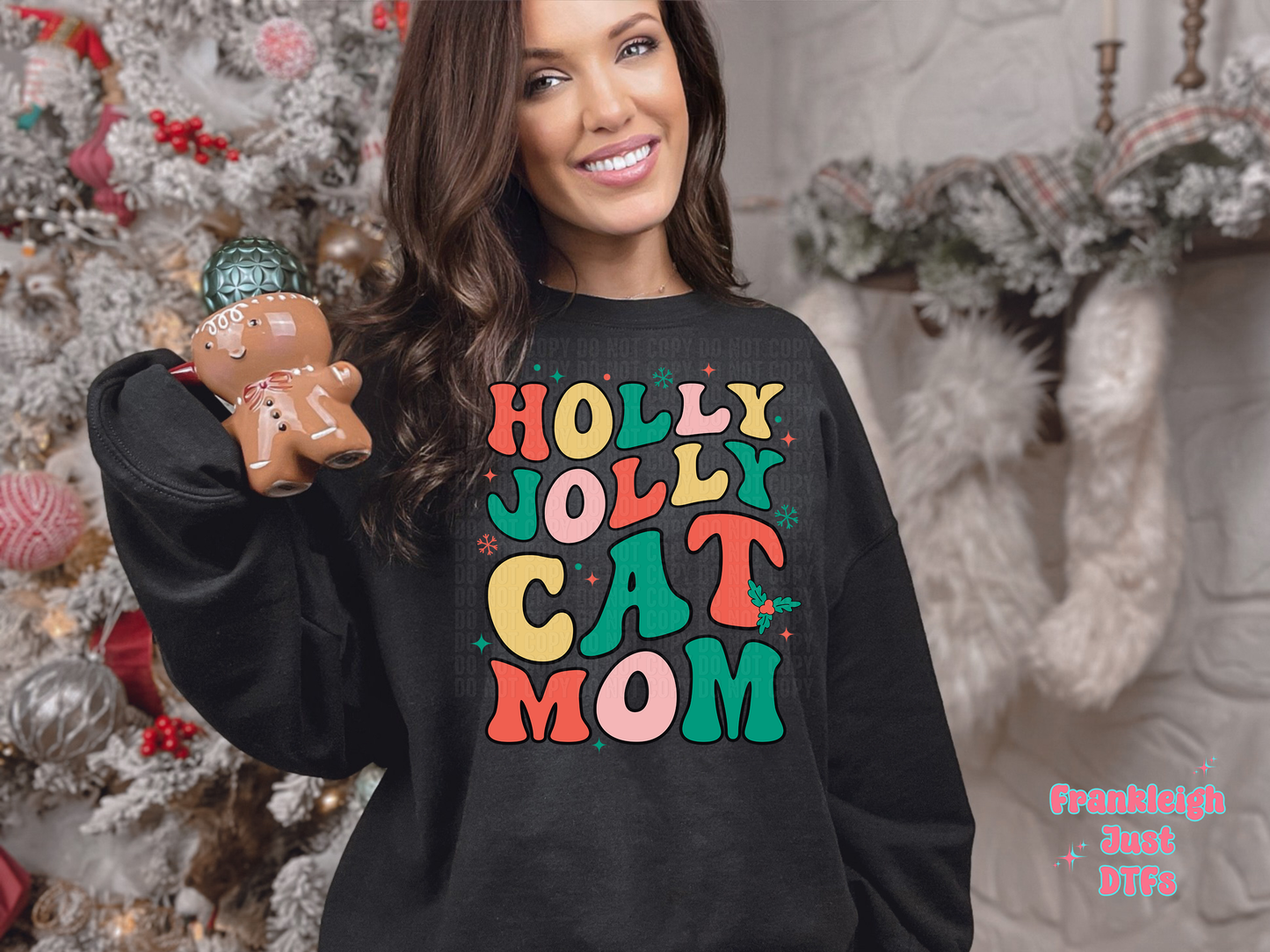 Holly Jolly Cat Mom