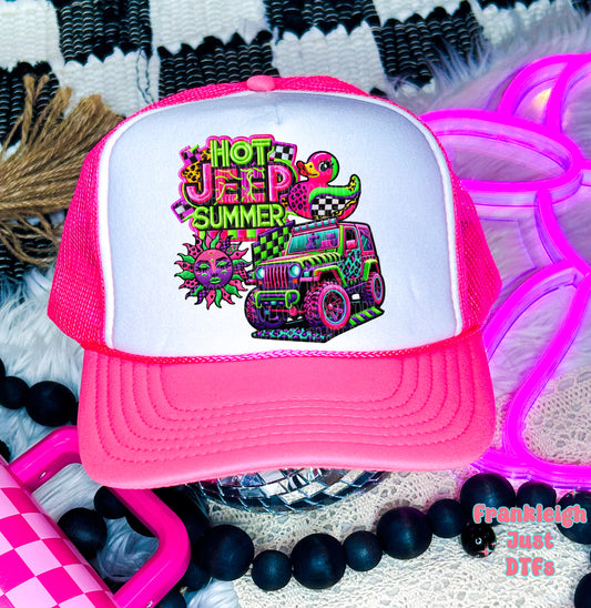 Hot J.E.E.P Summer Neon Hat Patch