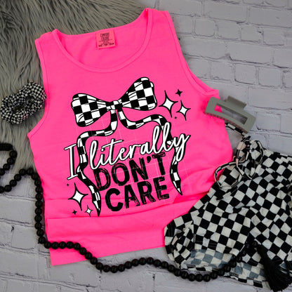I literally don’t care (black or white)