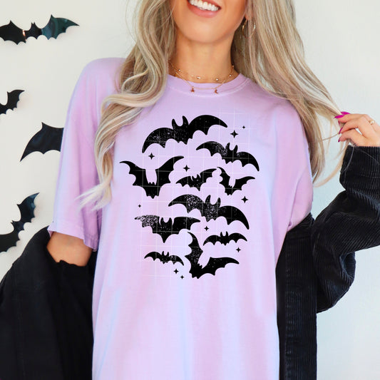 Flying Bats (Black or White)