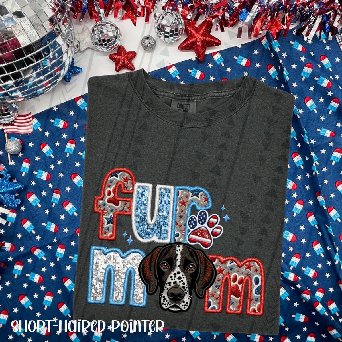 Patriotic Fur Mom Short Haired Pointer