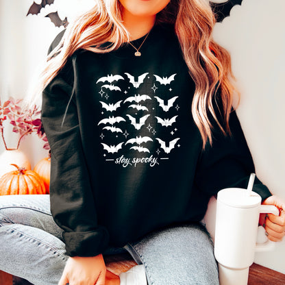 Stay Spooky Flying Bats (Black or White)