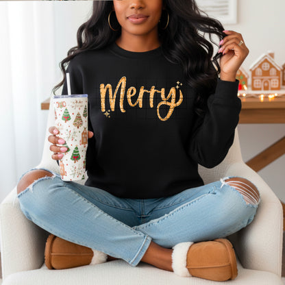 Merry Gold Glitter