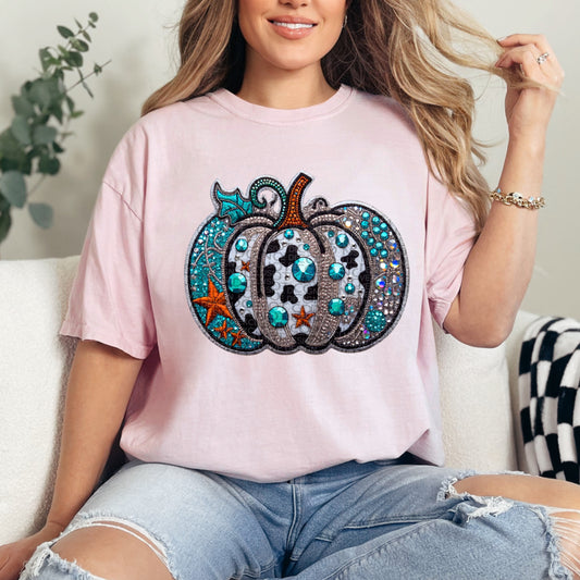 Western Bling Pumpkin