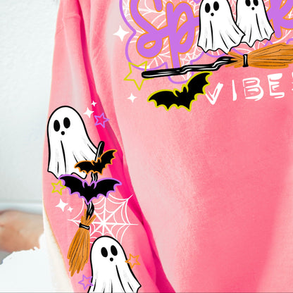 Spooky Vibes Sleeve White