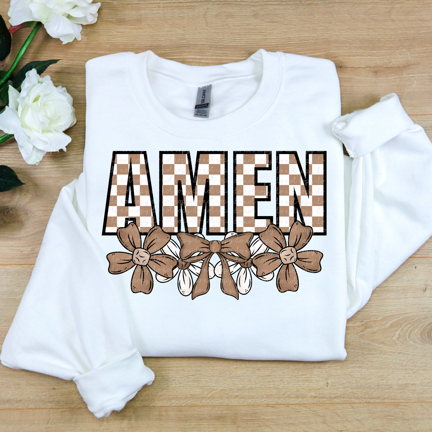 Amen (Brown Checkered)