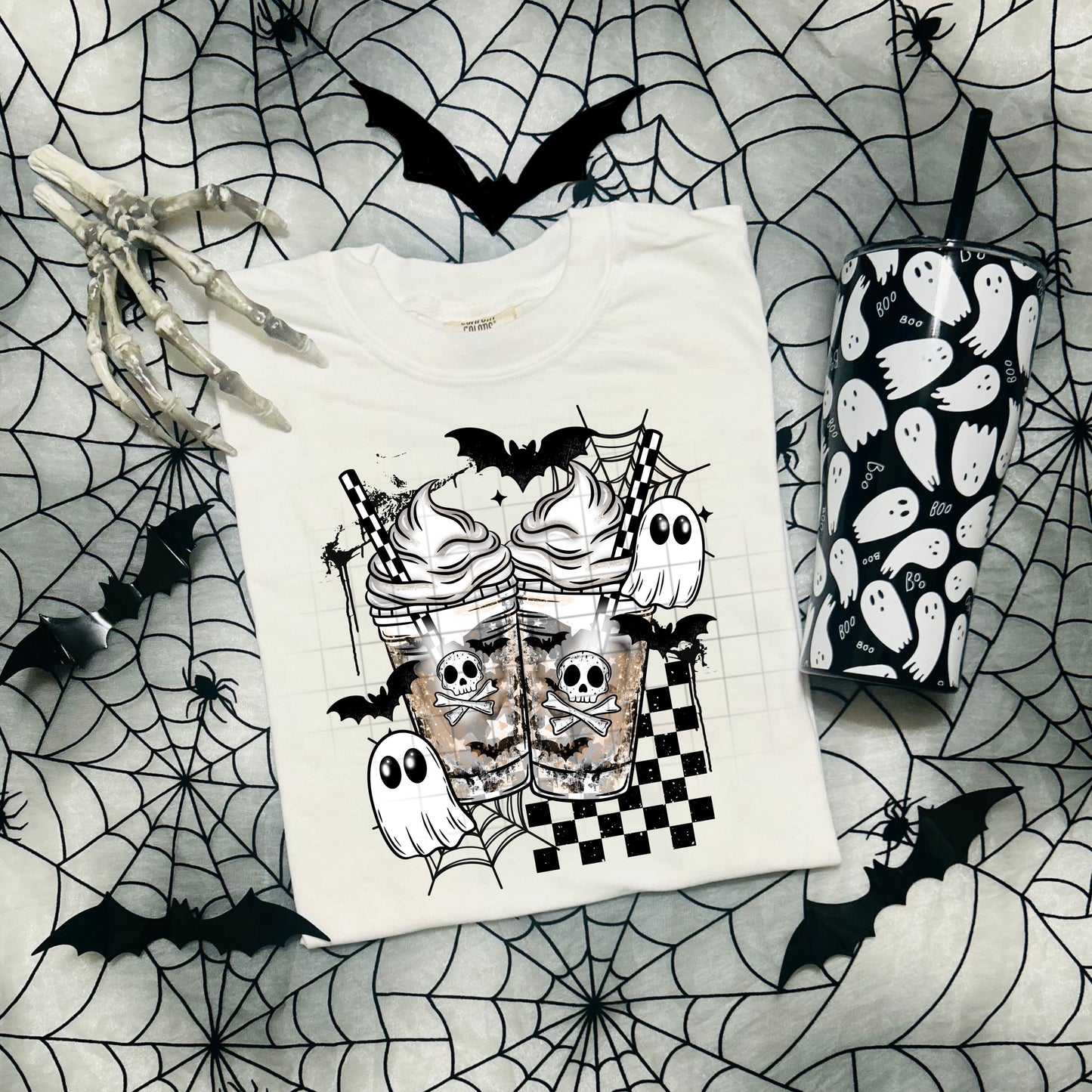 Skull Ghost Coffee (Black or white)