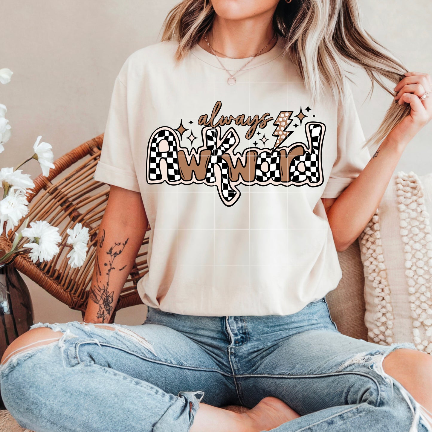 Always Awkward (Brown or Pink )