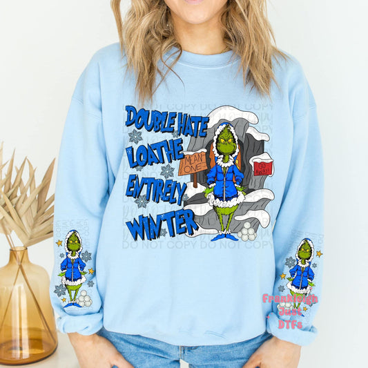 Double Hate Loath Winter (Front Design)