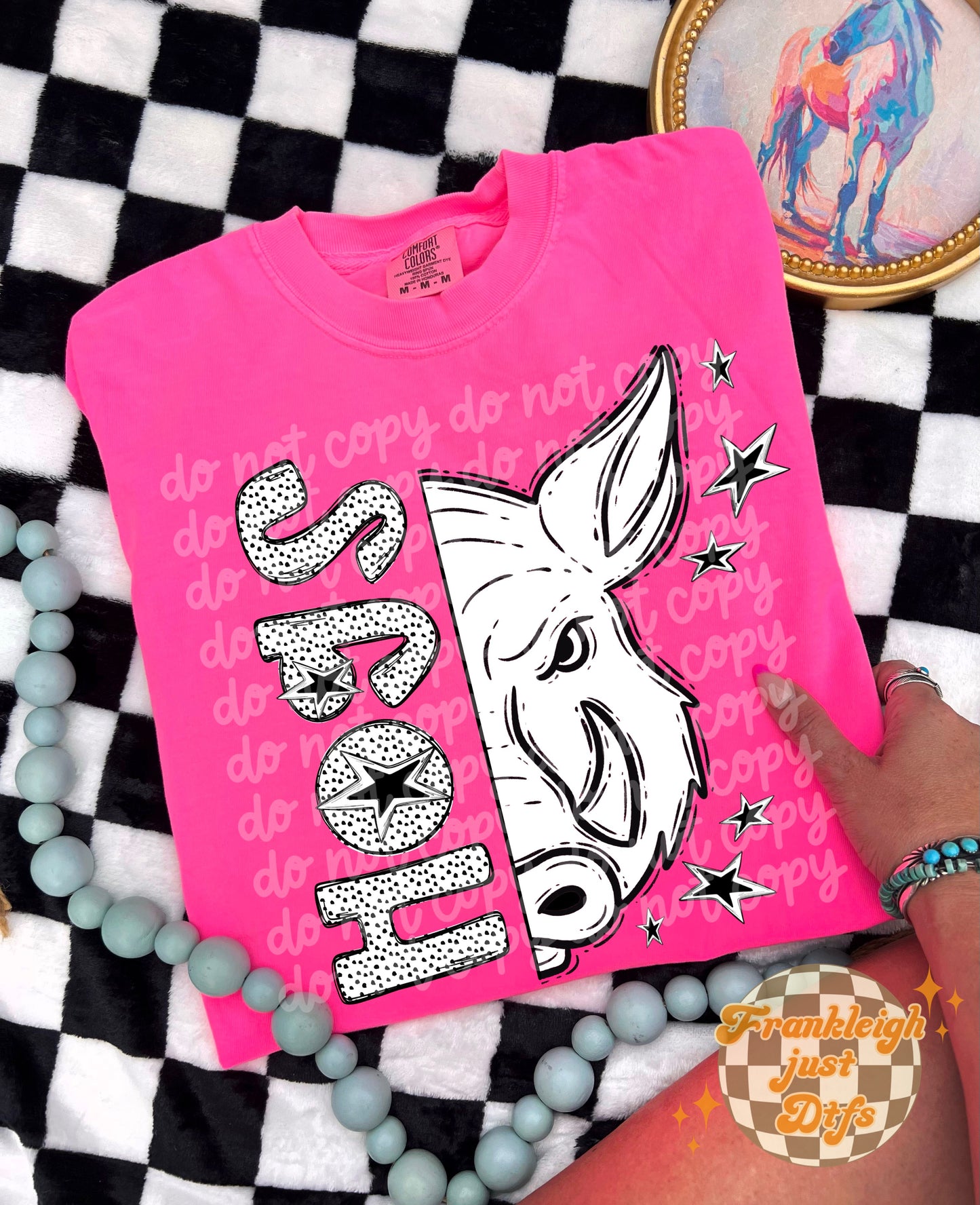 White Mascots School (dottie) E-K