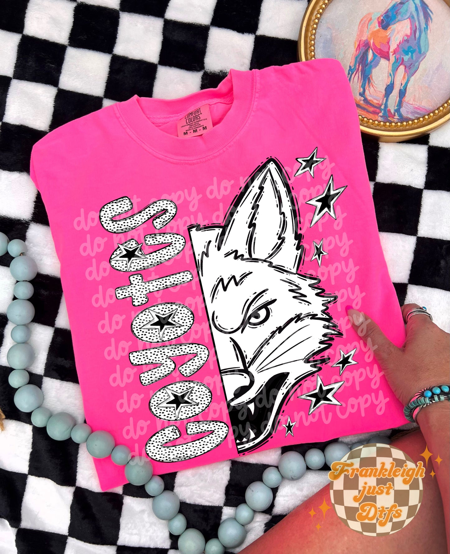 White Mascots School (dottie) C-D