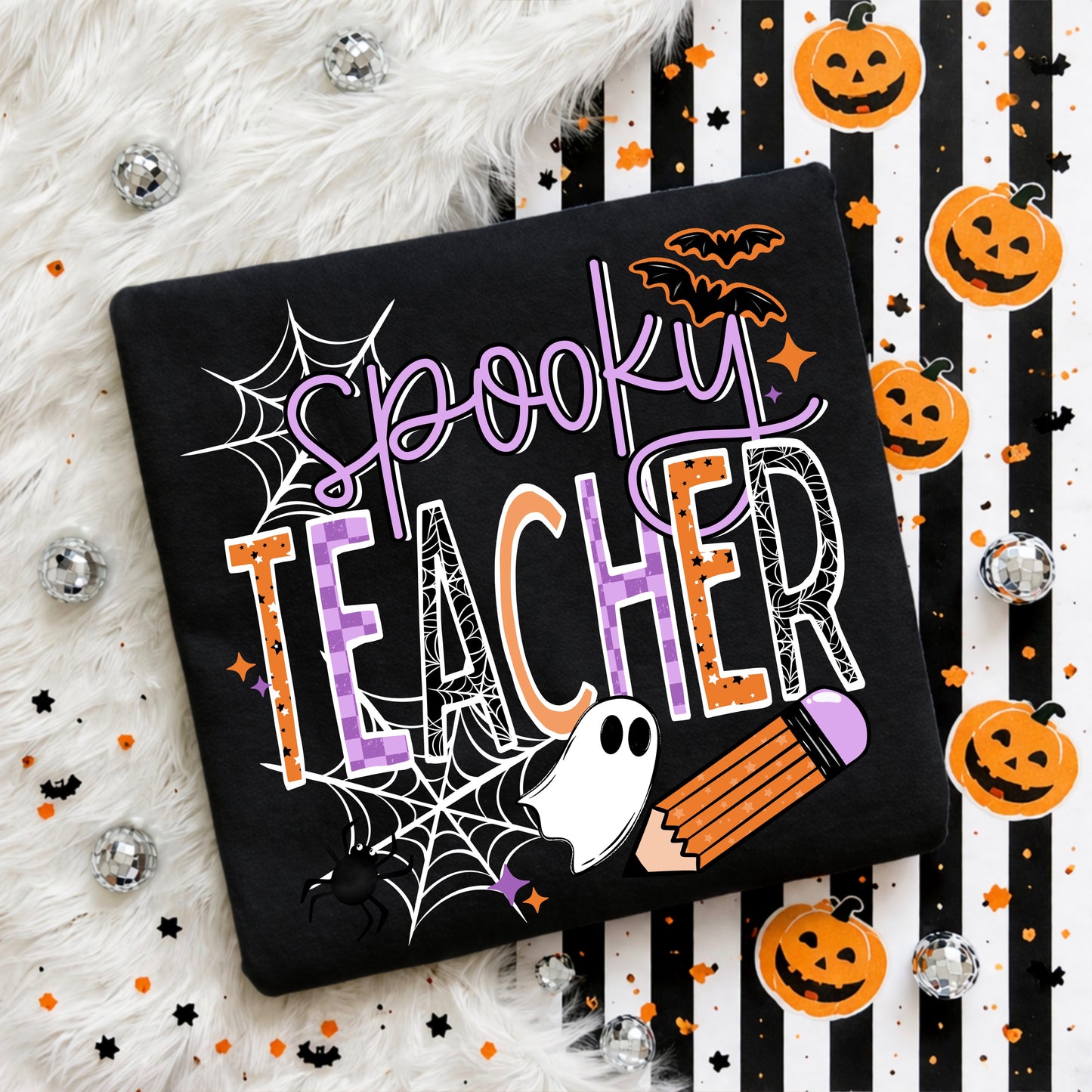 Spooky Teacher White
