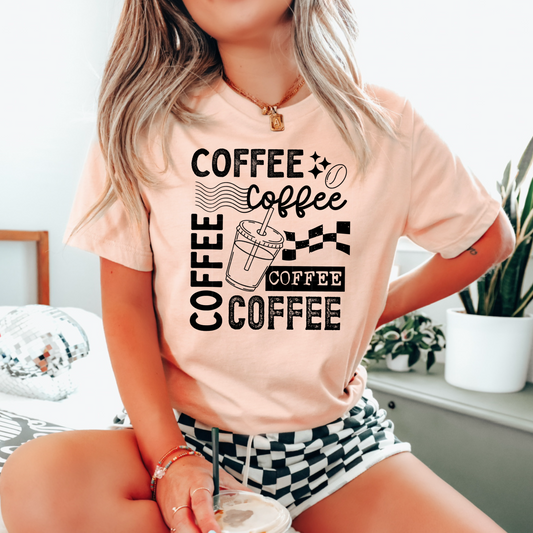 Coffee Collage  Black