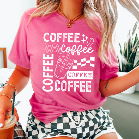 Coffee Collage White