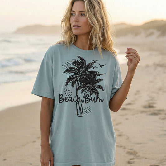 Beach Bum Single Color Dark Gray