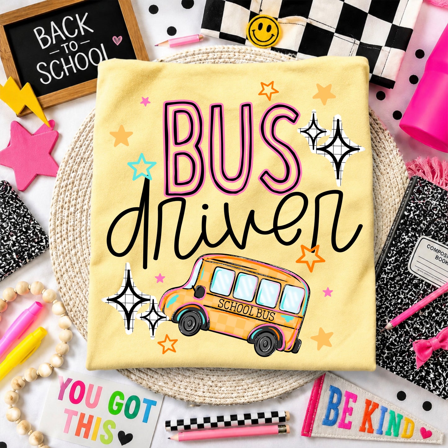 Bus Driver Colorful