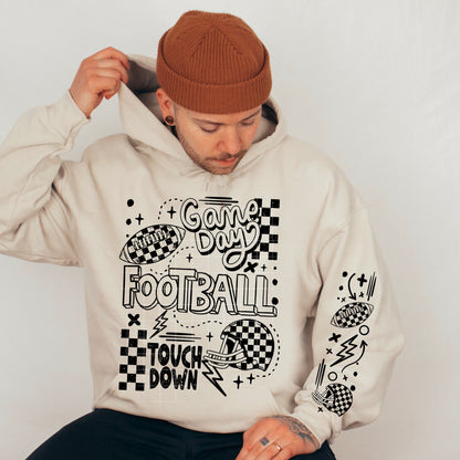 Game Day Football (black or white)