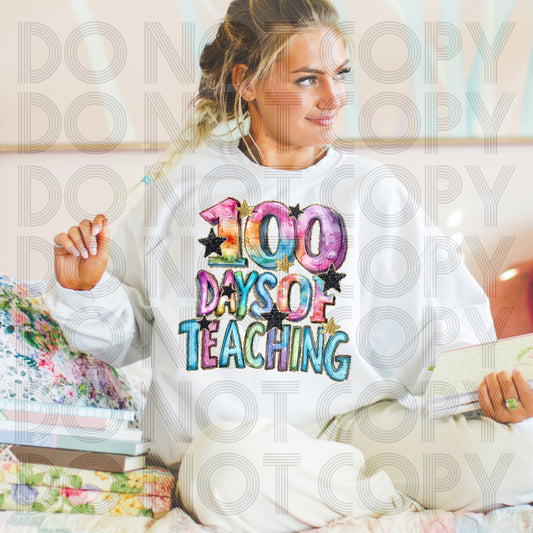 100 days of teaching