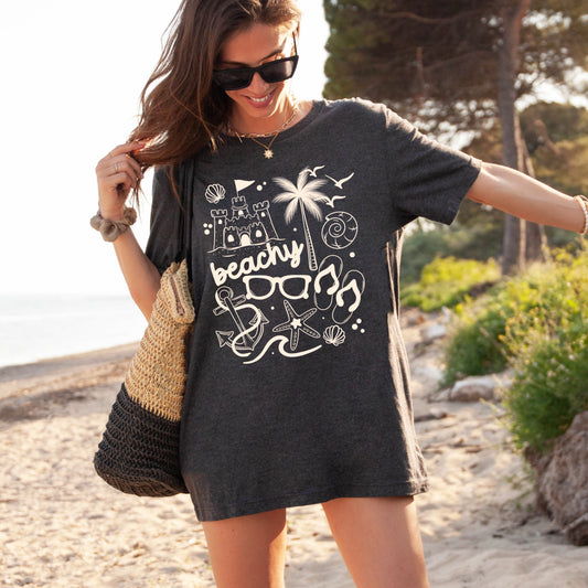 Beachy Collage Single Color Cream