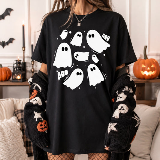 Boo Ghostie white & black