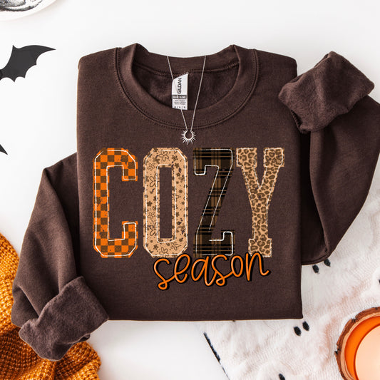Leopard fall cozy season