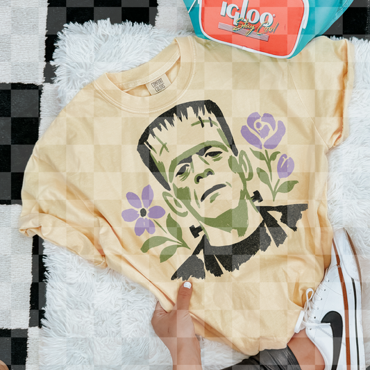 FRANKENSTEIN FLORALS DOODLE