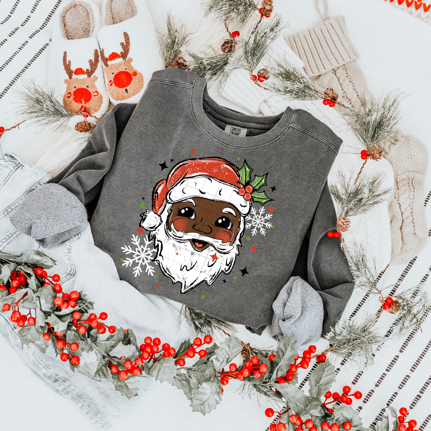 Santa Red Dark Skin Tone