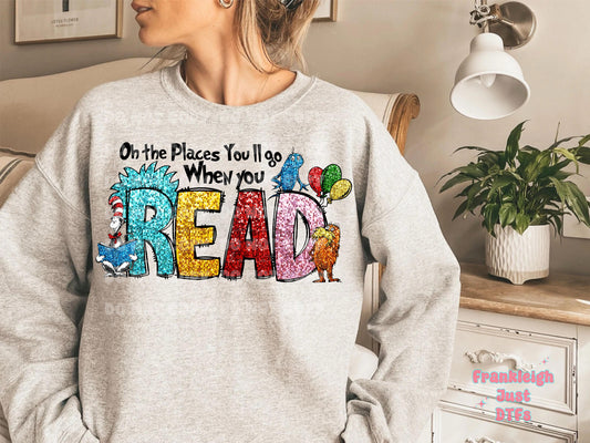 Oh the places (when you read)