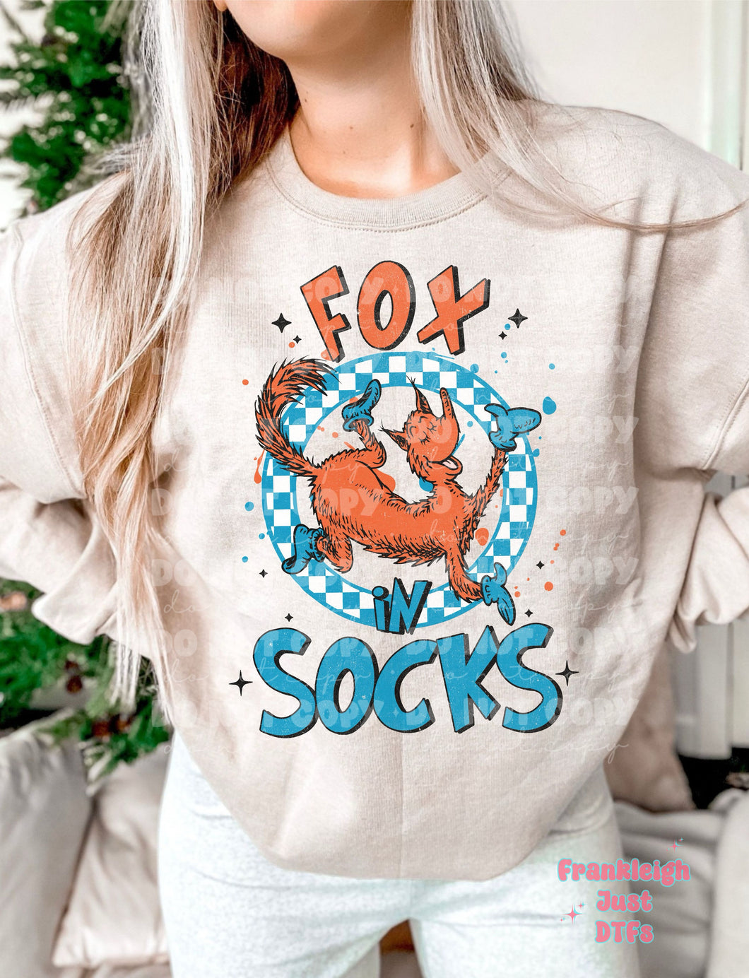 Fox in Sox – Frankleigh just DTFs