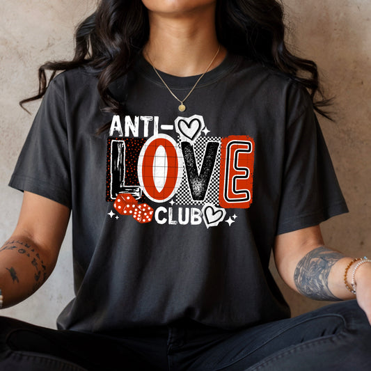 Anti Love Club White Letters