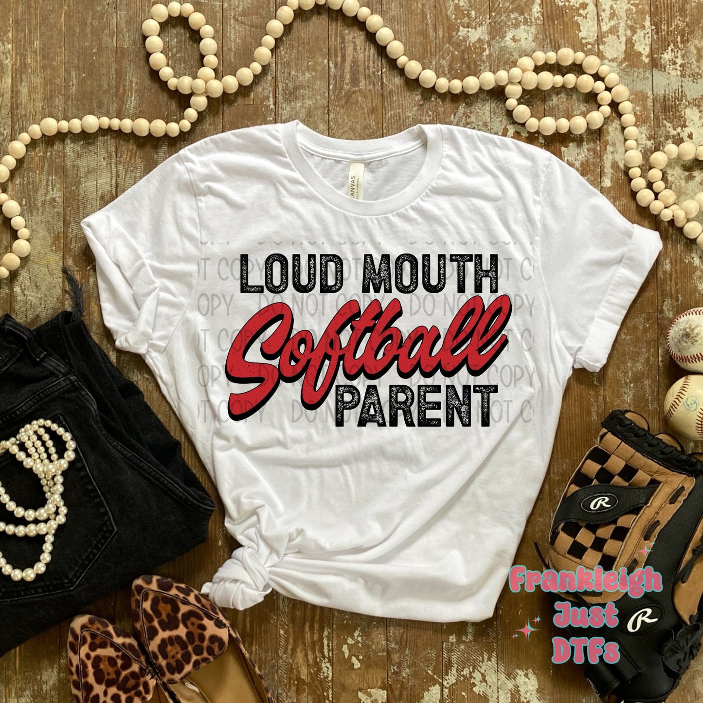 Loud Mouth Softball Parent