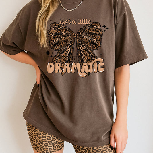 Dramatic leopard bow