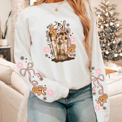 Gingerbread Bow Coffee Sleeve