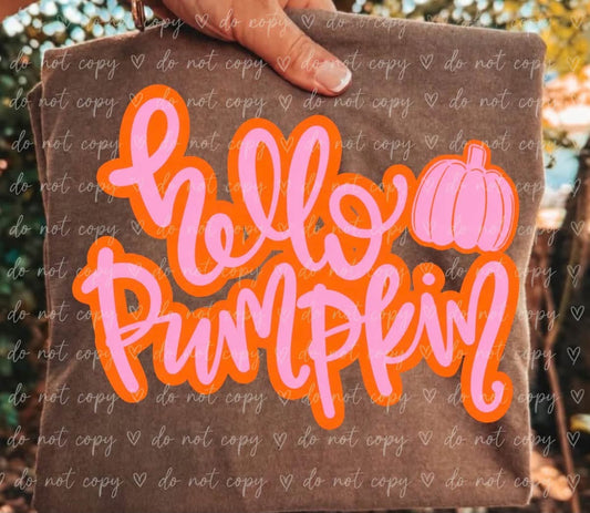 Hello Pumpkin Pink