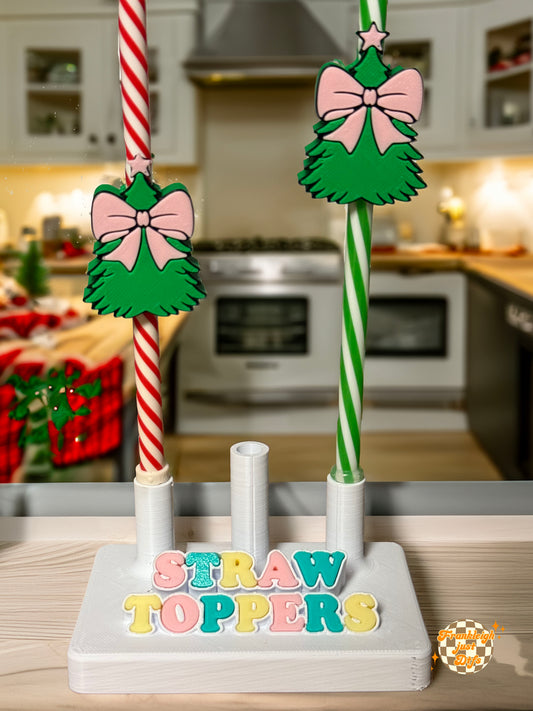 Christmas Tree Pink Bow