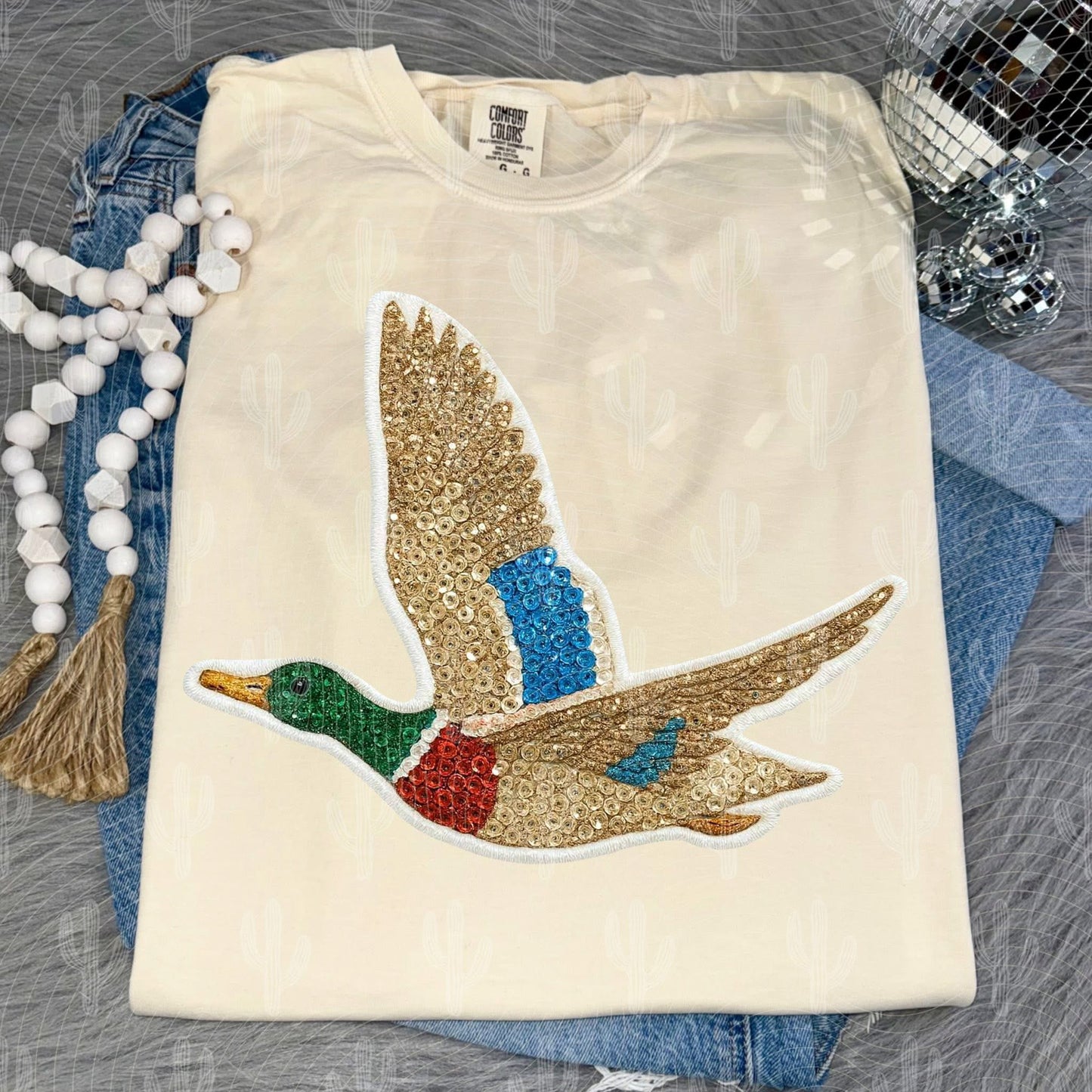 Duck Faux Sequin