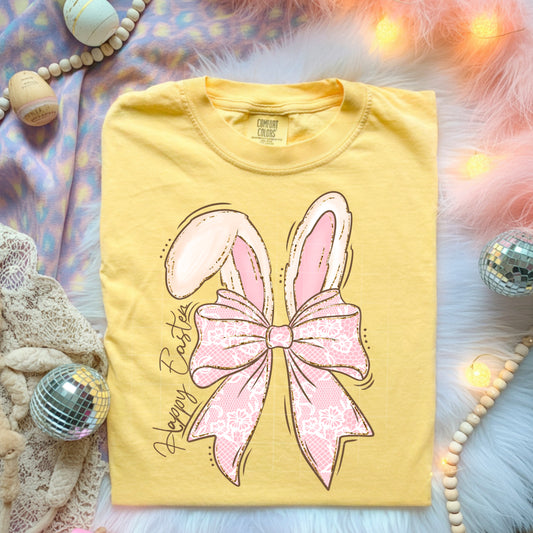 Happy Easter Bunny Bow