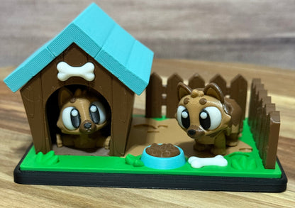 Flexi German Sheperd Playset