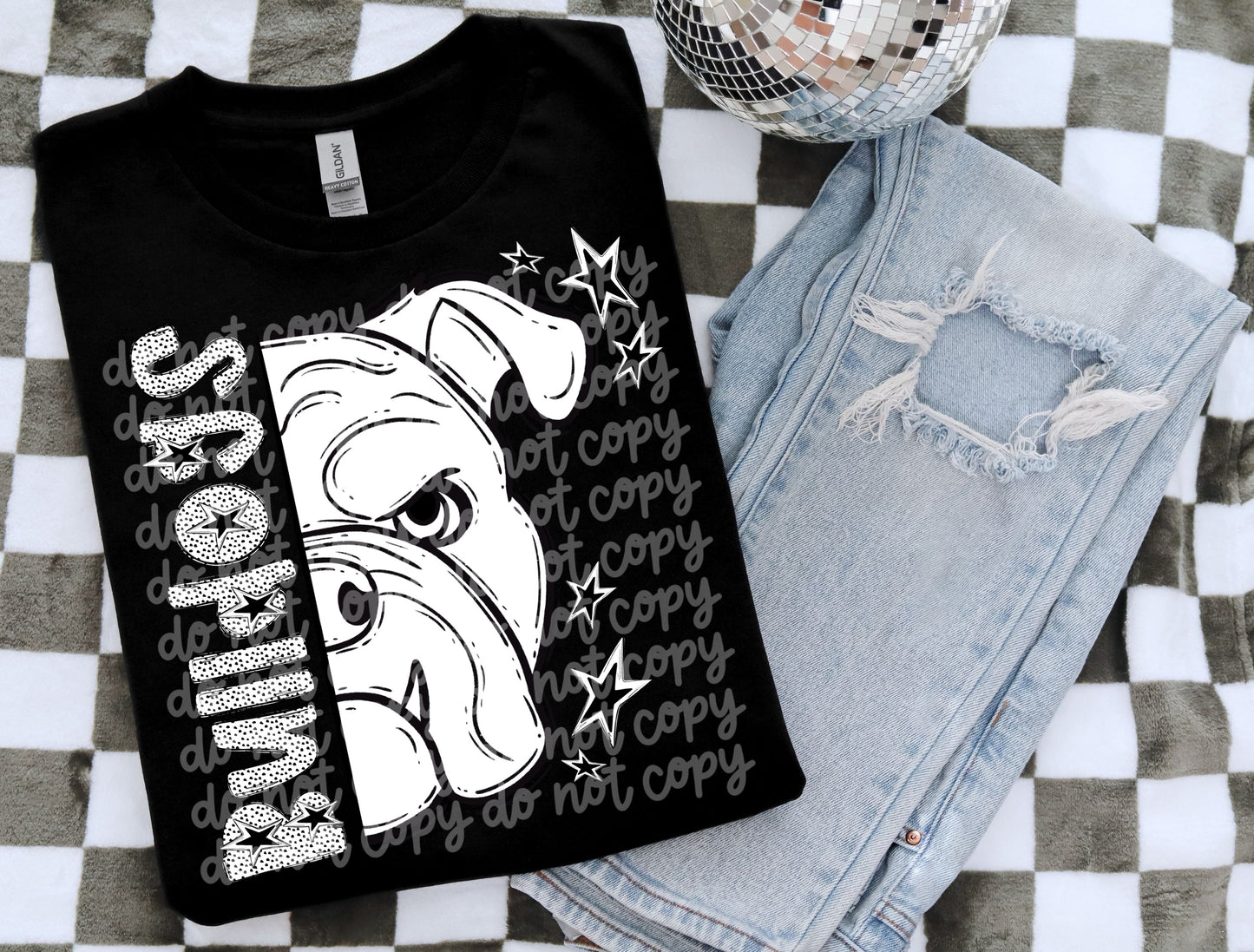 White Mascots School (dottie) B