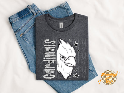 White Mascots School (dottie) C-D