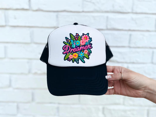 Dreamer Neon Faux DTF Hat Patch